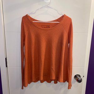 Orange sweater